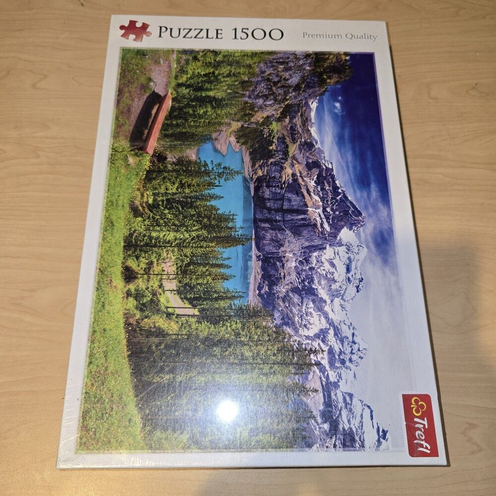 New Sealed - Trefl - 1500 Piece Jigsaw Puzzle - Mountain Lake View